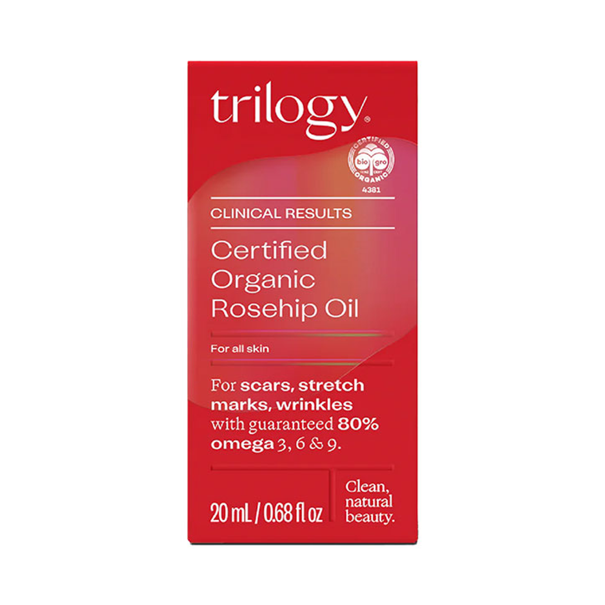 Certified Organic Rosehip Face and Body Oil 20ml