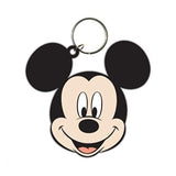 Material: Rubber. Length: 6cm. Width: 4.5cm. Characters: Mickey Mouse. Split Ring. 100% Officially Licensed. Packaging: Backing Card.