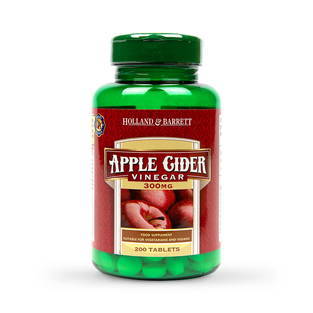 Holland Barrett Apple Cider Vinegar 200 Tablets 300mg