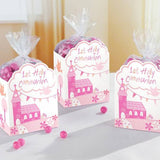 Pack of 8 favour boxes. Size (approx): 7.5 x 4.5cm.