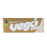 Vegan White Chocolate Alternative Bar with Almonds 50g