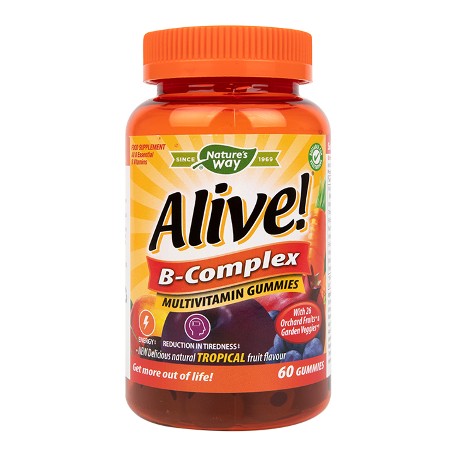 B Complex Multi Vitamin Soft Jells with Vitamin C Cherry Flavour 60 Count