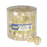 Ultratape Clear Mini Sellotape Roll Tub (75 Rolls)