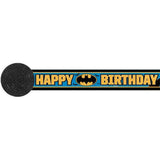 DC Comics Batman Crepe Happy Birthday Streamer
