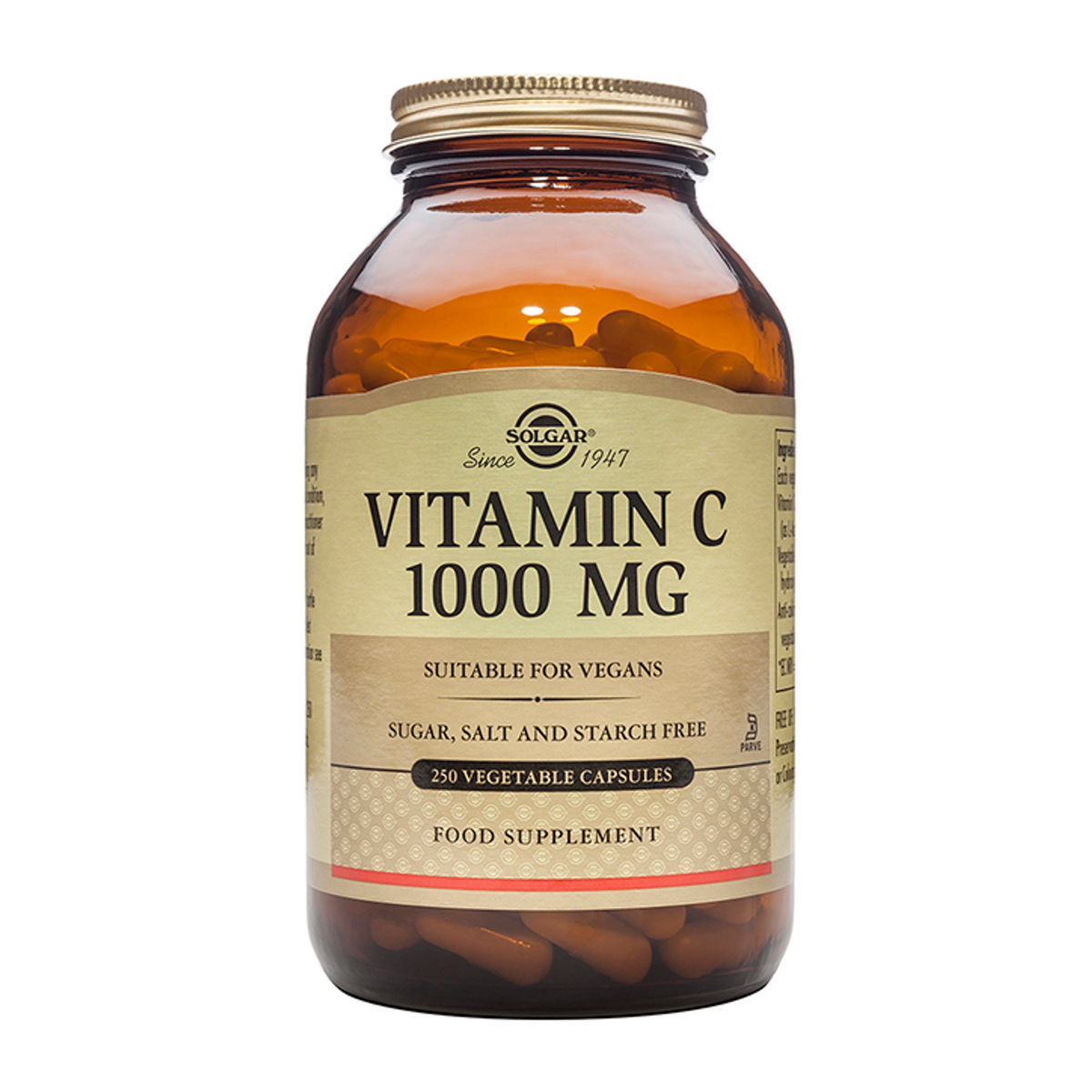Solgar Vitamin C 1000mg 250 Vegi Capsules