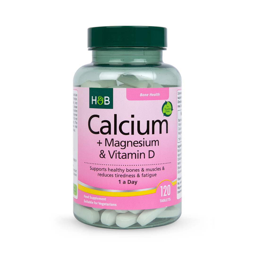 Holland Barrett Calcium Magnesium Vitamin D 120 Tablets