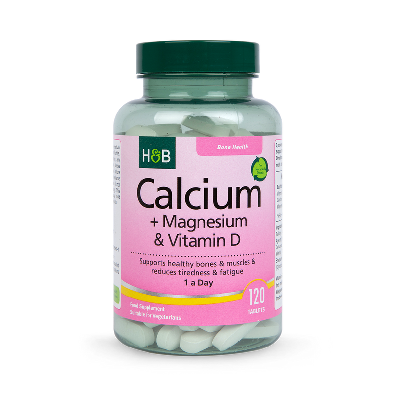 Holland Barrett Calcium Magnesium Vitamin D 120 Tablets