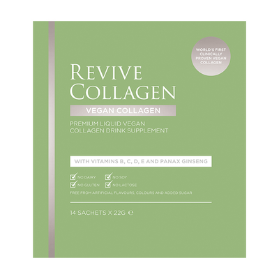 Vegan Liquid Collagen Alternative Supplement with Vitamin C and Amino Acids