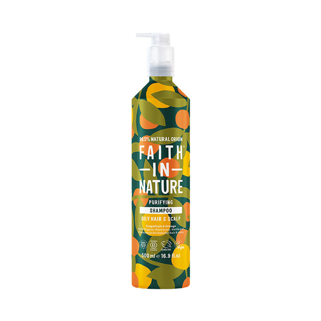 Faith in Nature Grapefruit Orange Shampoo - 500ml Aluminium