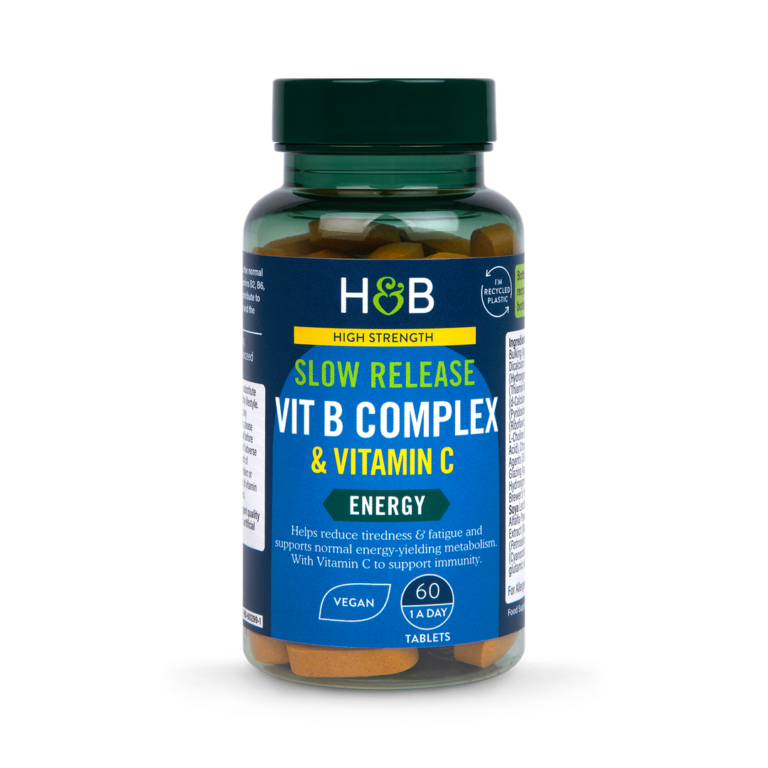 Holland Barrett Super Strength Complete Vit B Complex Vitamin C 60 Tablets