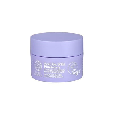Natura Siberica 50ml Overnight Renewing Face Cream Blueberry
