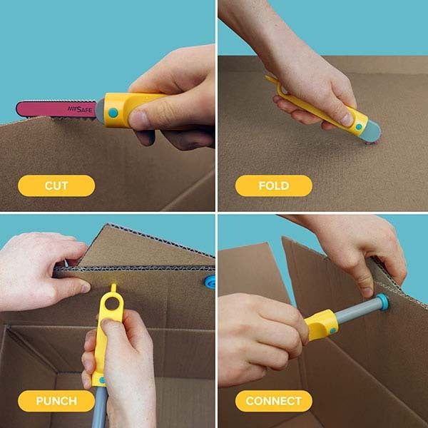 Makedo Invent Cardboard Construction Tool Set (360 Pieces)
