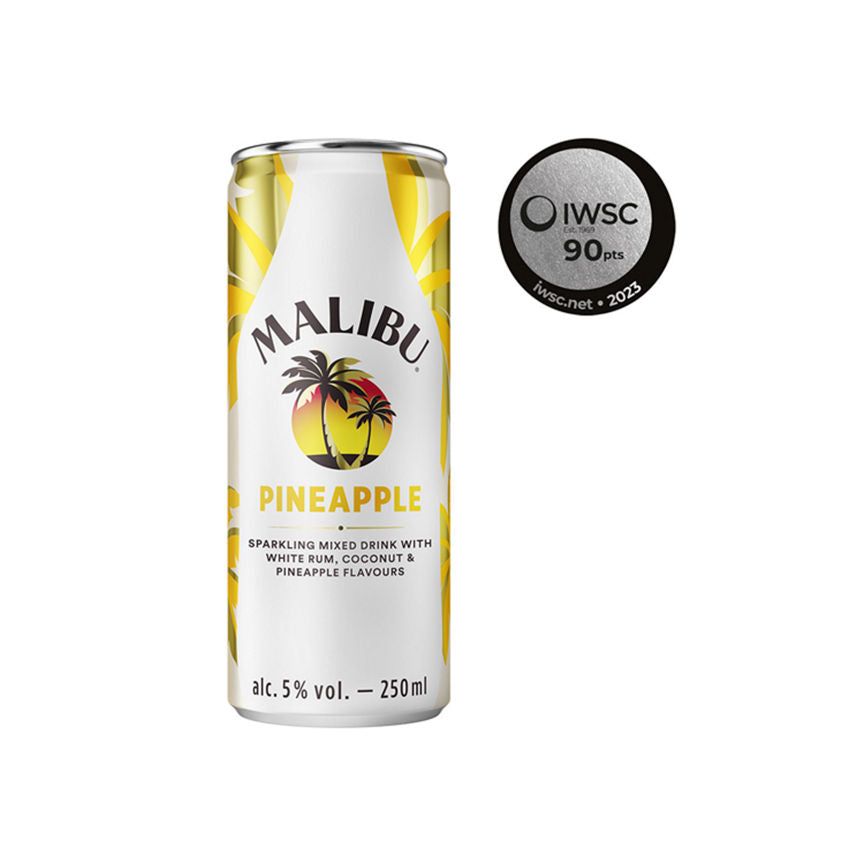 Malibu Coconut Rum &amp;amp; Pineapple Pre-Mixed Can