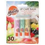 Malibu Lipbalm Vanilla,Tropical &amp;amp; Strawberry SPF30 3 pack