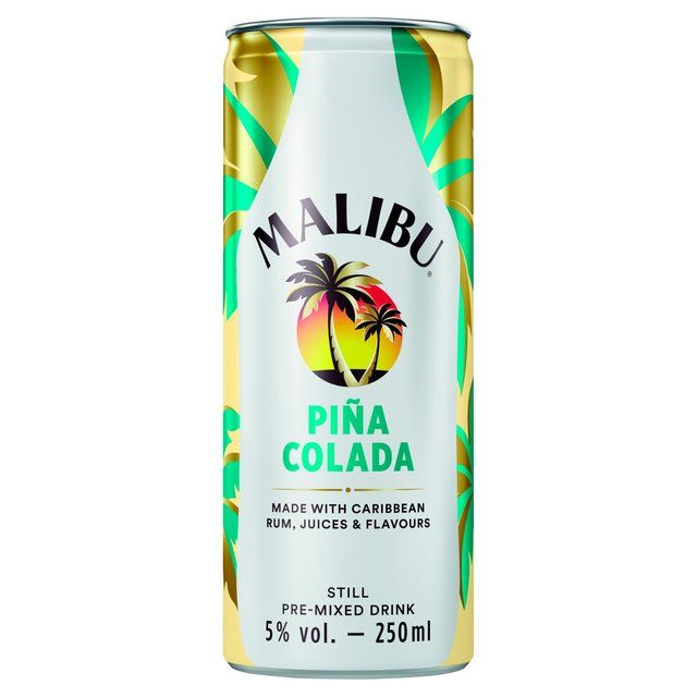 Malibu Pina Colada Pre-Mixed Can   250ml