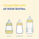 MAM Silicone Bottle Teats Medium Flow 2+ Months Level 2   2 per pack