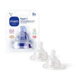 MAM Slow Flow Size 1 Teats &amp;ndash; 2 Pack