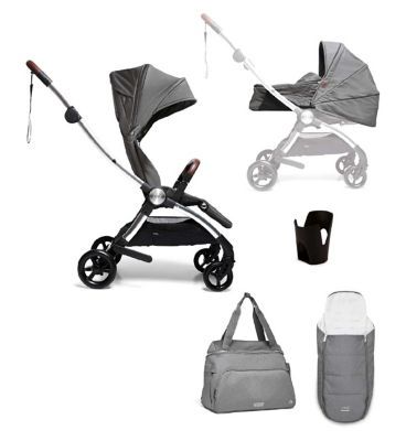 Mamas &amp;amp; Papas Airo 5 Piece 0M+ Essentials Bundle - Grey Marl