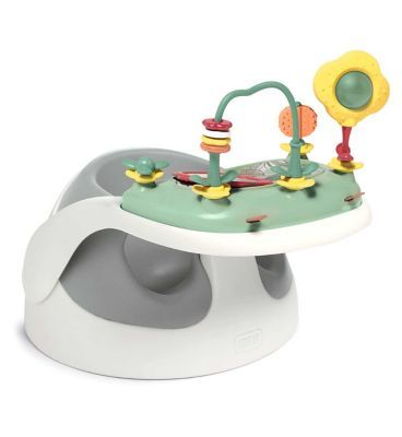 Mamas &amp;amp; Papas Baby Snug and Activity Tray Pebble Grey