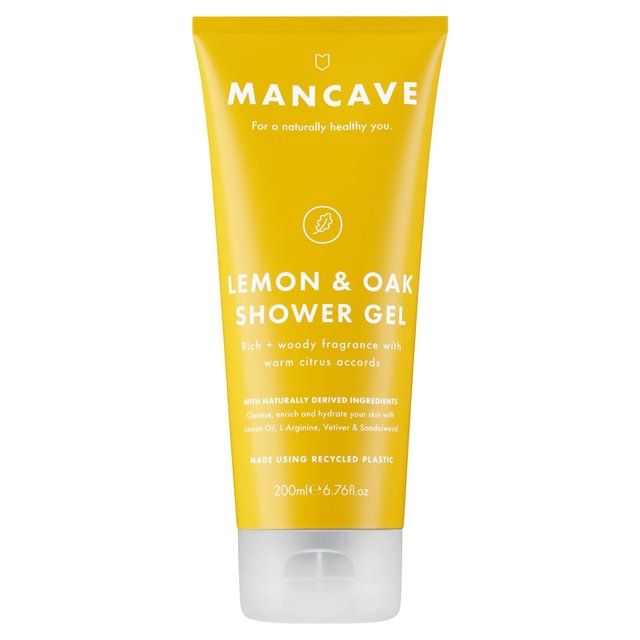 ManCave Lemon &amp;amp; Oak Shower Gel   200ml