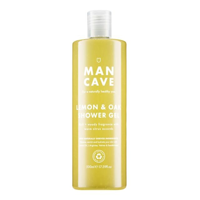 ManCave Lemon &amp;amp; Oak Shower Gel   500ml