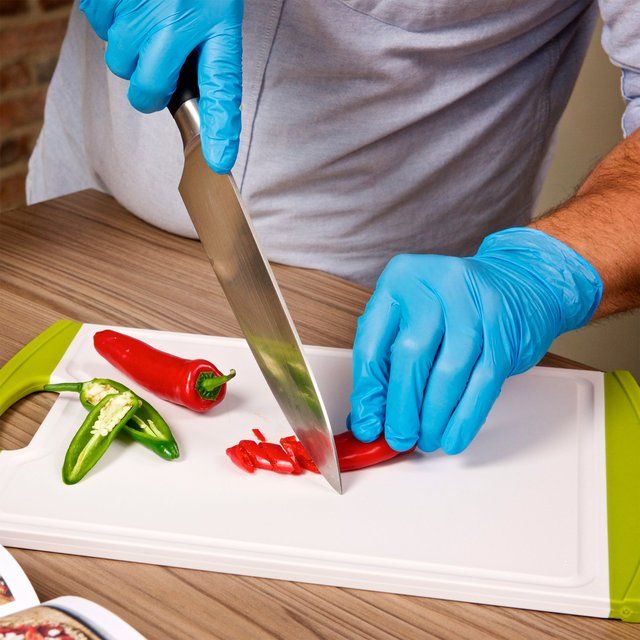 Marigold Extra Safe  Disposable Latex &amp;amp; Powder Free Gloves M/L Food Safe   40 per pack