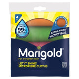 Marigold Let It Shine Microfibre Cloths   4 per pack