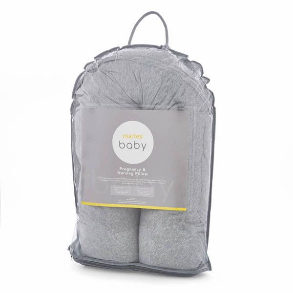 Martex Baby Pregnancy &amp;amp; Nursing Pillow Marl Grey