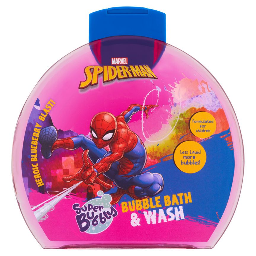 Marvel Spider-Man Super Bubbly Bubble Bath &amp;amp; Wash