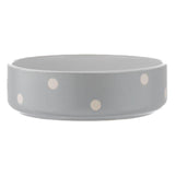 Mason Cash Polka Dot Grey Pet Bowl