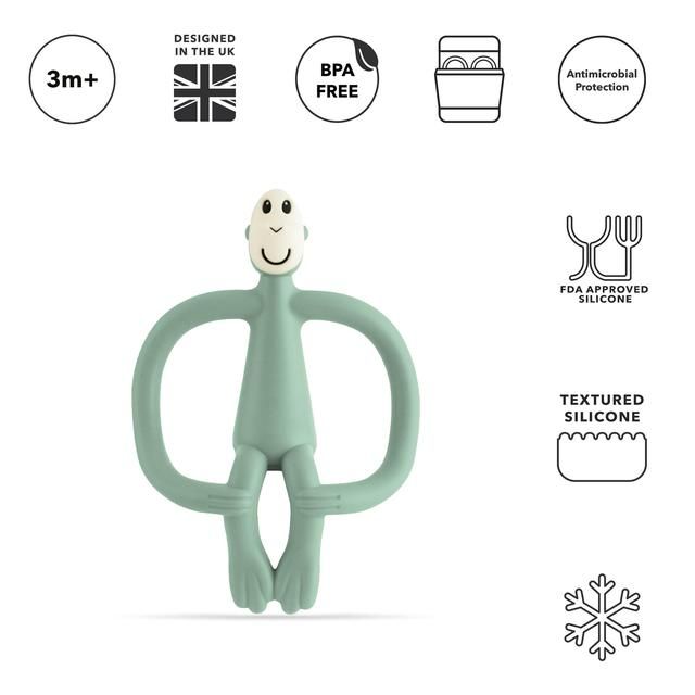 Matchstick Monkey Original Teething Toy - Mint Green