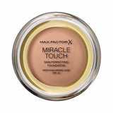 Max Factor Miracle Touch Foundation 45 Warm Almond Bronze 80