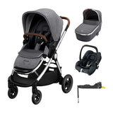 Maxi-Cosi Adorra Luxe with Cabriofix i-Size &amp;amp; Base Travel System Twillic Grey
