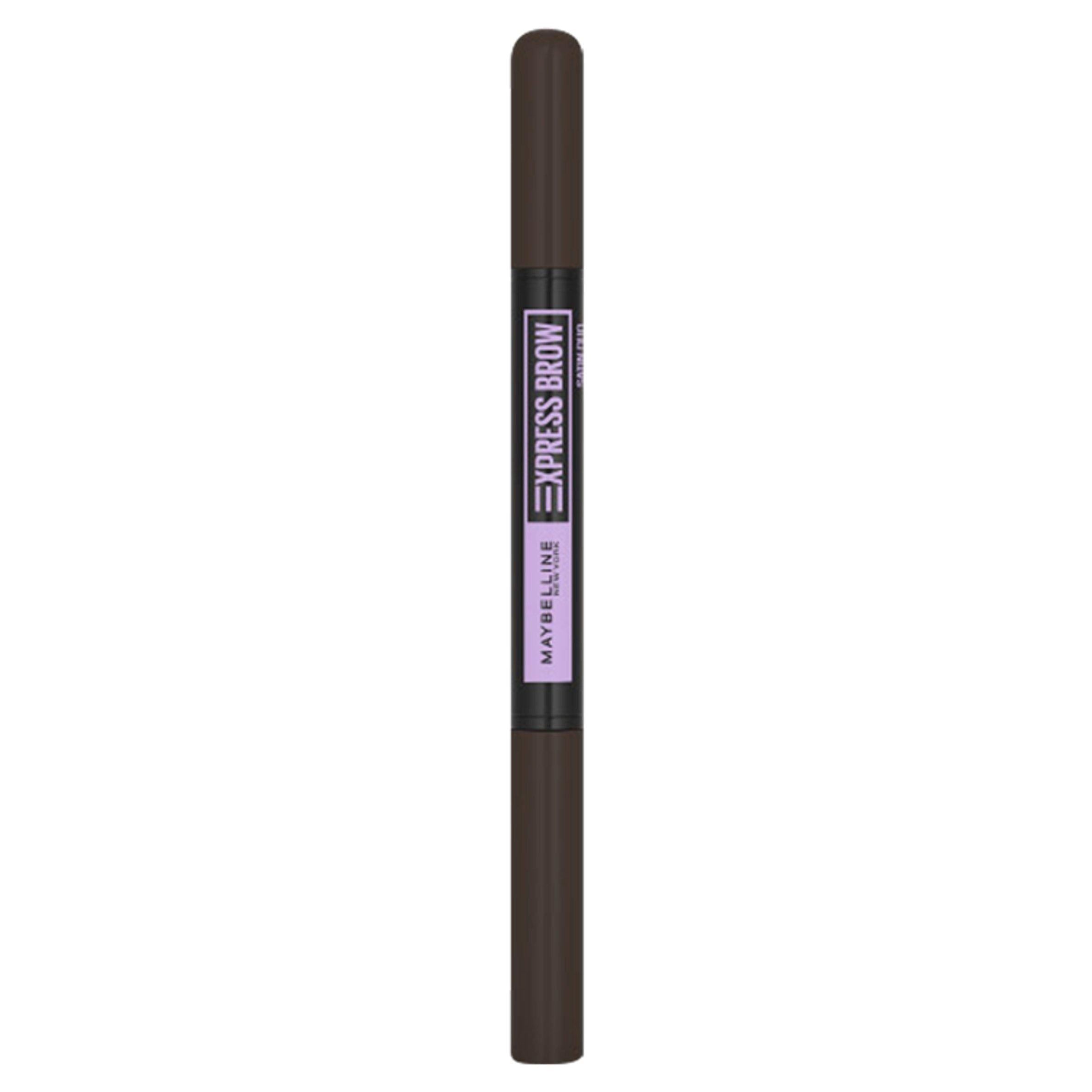 Maybelline Express Brow Duo 2-In-1 Pencil Pen &amp;amp; Filling Powder Black Brown