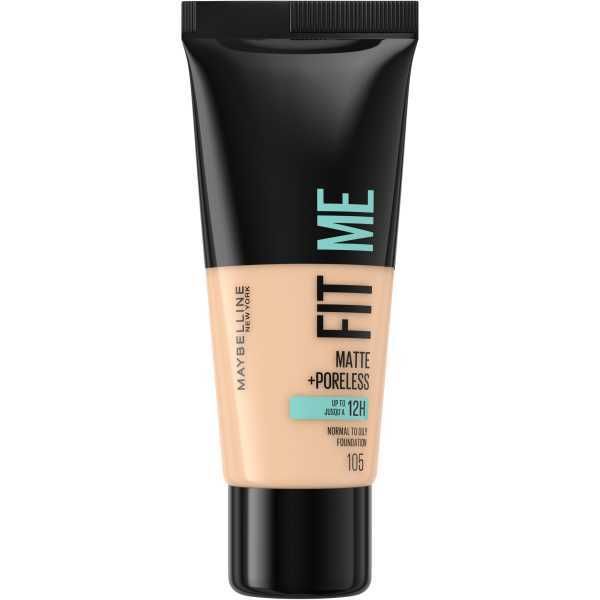 Maybelline Fit Me Matte &amp;amp; Poreless Foundation 105 Nat Ivory