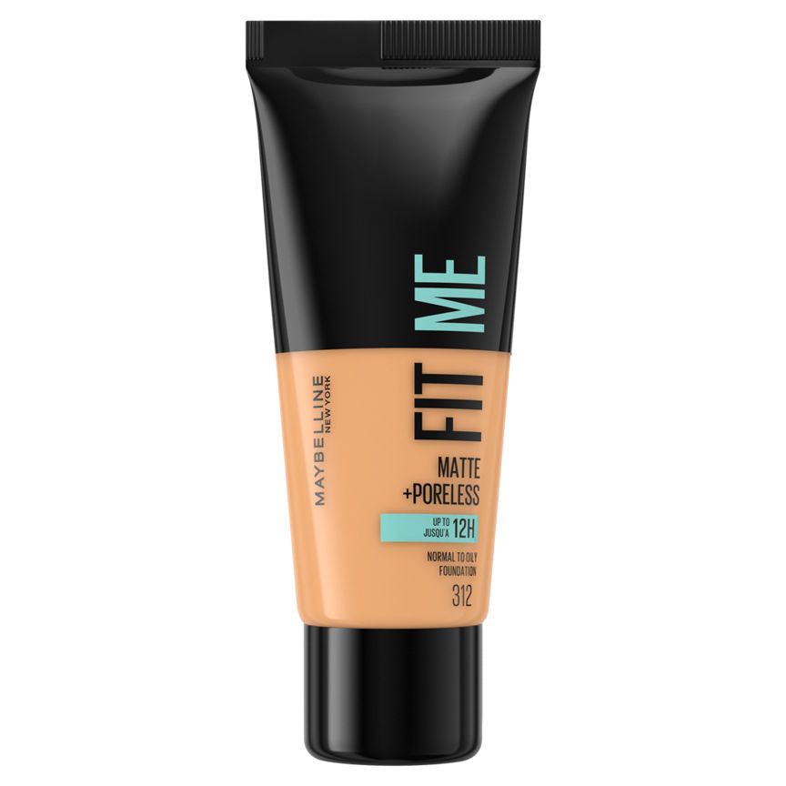 Maybelline Fit Me Matte &amp;amp; Poreless Full Coverage Matte Blendable Foundation 312 Golden