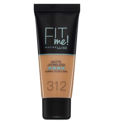 Maybelline Fit Me Matte &amp;amp; Poreless Liquid Foundation 30ml 312 Golden