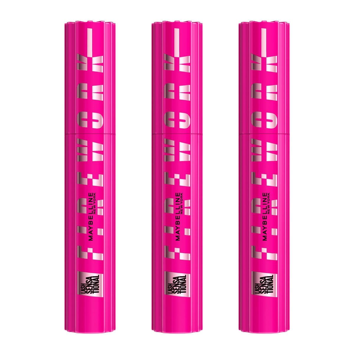 Maybelline Lash Sensational Firework Mascara, 3 Pack