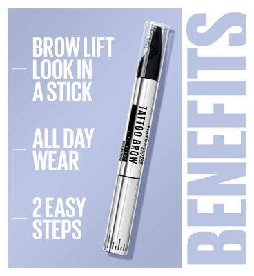 Maybelline Tattoo Brow Lift Stick, Lift, Tint &amp;amp; Sculpt Brows, All day wear