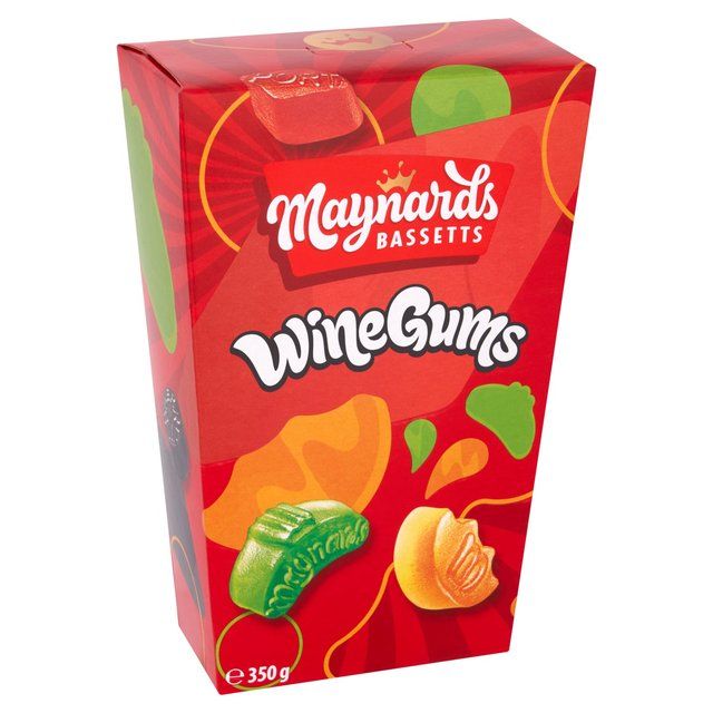 Maynards Bassetts Wine Gums Sweets Carton   350g