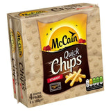 McCain Microwave Quick Chips Straight Cut    4 x 100g