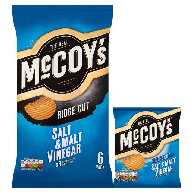McCoy's Salt &amp;amp; Malt Vinegar Multipack Crisps