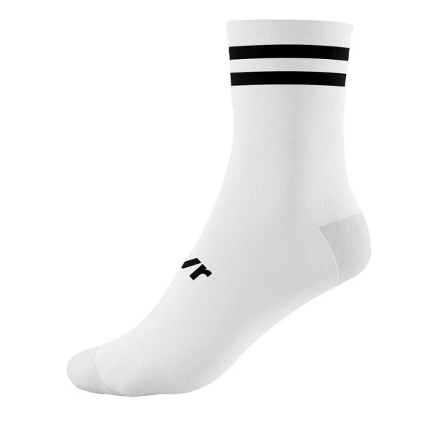 McKeever Adult Pro Bar Mid Calf Socks (7-11) White/Black / 300.0G