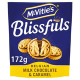 McVitie's Blissfuls Belgian Milk Chocolate &amp;amp; Caramel Biscuits   172g