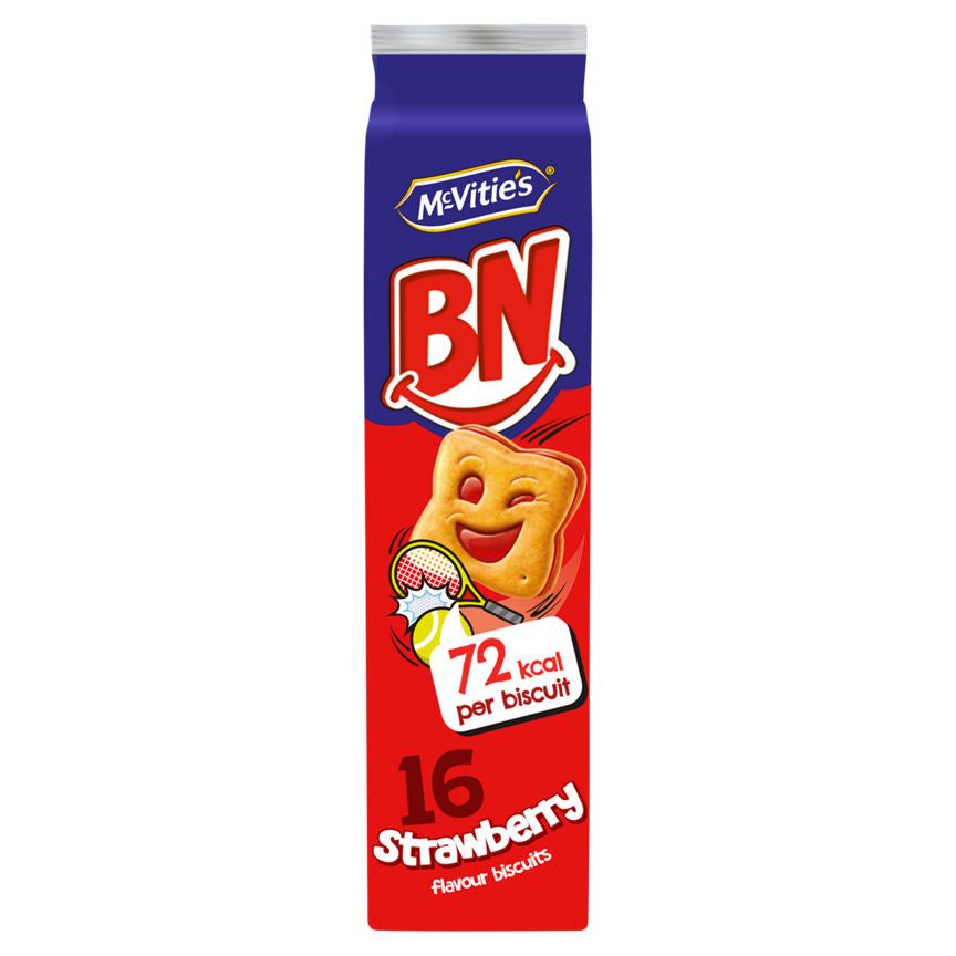 McVitie's BN 16 Strawberry Flavour Biscuits