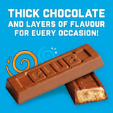 McVitie's Club Salted Caramel Flavour Chocolate Biscuit Bars Multipack   7 x 23g