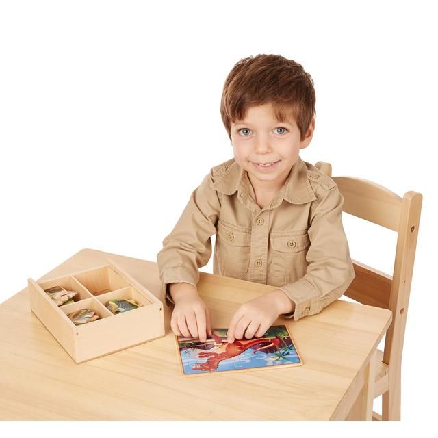Melissa &amp;amp; Doug Dinosaurs Puzzles in a Box 3yrs+