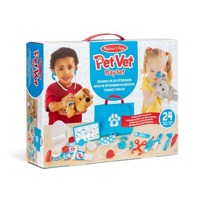 Melissa &amp;amp; Doug Examine &amp;amp; Treat Pet Vet Play Set
