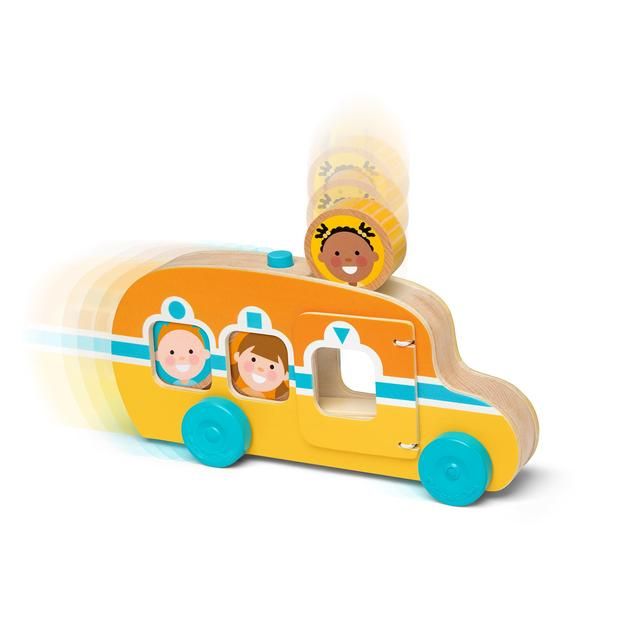 Melissa &amp;amp; Doug Go Tots Roll &amp;amp; Ride Bus
