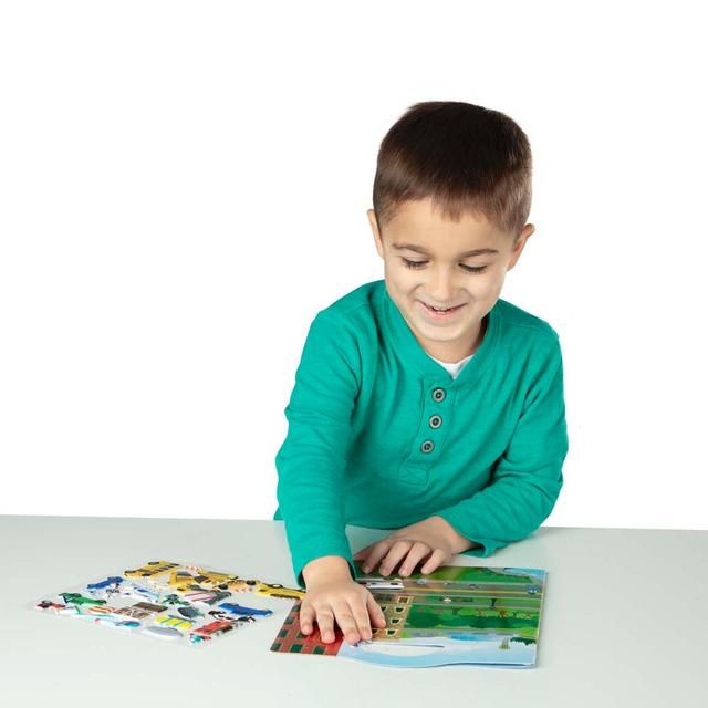 Melissa &amp;amp; Doug Reusable Puffy Stickers - Vehicles